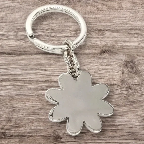 Coach Light Pink Floral Key Fob - Picture 2 of 4